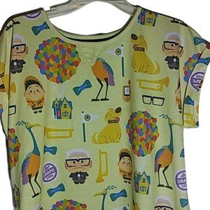 Disney Nightgowns with up Carl Fredricksen prints Size M/L